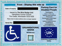 blue badge image